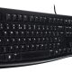 Logitech K120 keyboard USB Black