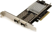 StarTech PEX20000SFPI, 10G Network Card - 2x 10G Open SFP+ Multimode LC Fiber Connector - Intel 82599 Chip - Gigabit Ethernet Card - PCI Express x4 - 2.50 GB/s Data Transfer Rate - Intel 82599 - 2 Port(s) - Optical Fiber