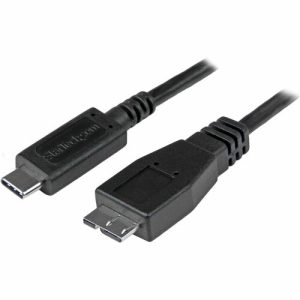 1.6ft (50cm) USB-C to Micro USB-B Cable, USB 10Gbps, Data Cord, 3A, USB C to Micro-B Data Transfer Cable