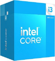 Core i3-14100, LGA 1700 Socket, 4 Cores, 8 Threads, Turbo: 4.7GHz, Cache: 12MB, TDP: 110W,