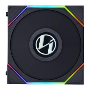 Lian Li 12TLLCD1B, UNI Fan TL LCD, Size: 120mm, PWM, Airflow: 62CFM, Noise: 27dBA, ARGB, Black,