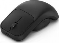 Adaptive Mouse, Tail and Thumb Support, Wireless+Bluetooth, Black,