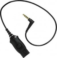 - Audio adaptor - 3.5mm audio jack to Quick Disconnect - 3.05 m - coiled
