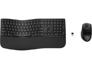 HP 8T6L7UT, 685 Comfort Dual-Mode Wireless Keyboard and Mouse Combo, Bluetooth, USB-A,