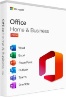 Office Home & Business 2024 English APAC Medialess Retail New. Word, Excel, Power Point, Outlook for PC and Mac
