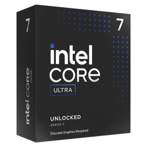 Intel BX80768265KF, Intel Core Ultra 7, LGA 1851 Socket, 20 Cores, 20 Threads, Base: 1.80GHz, Turbo: 5.30GHz, Cache: 20MB, TDP: 65W