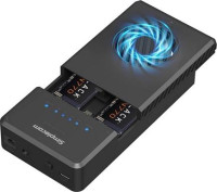 Dual Bay, NVMe M.2 SSD Enclosure, Offline Clone Docking Station, USB 3.2 Gen2, 10Gbps