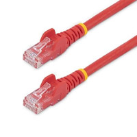 0.5m, Red, Cat6 Ethernet Patch Cable with Snagless RJ45 Connectors