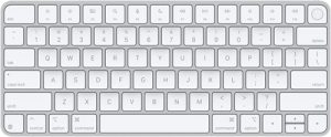 Apple MXCK3ZA/A, Magic Keyboard with Touch ID for Mac models with Apple silicon(Usb-C), US English, White Keys