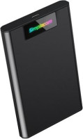 Simplecom SE239, Tool-Free 2.5" SATA HDD SSD to USB-C Enclosure With RGB Lights USB 3.2 Gen2