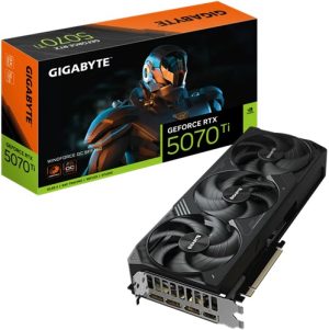 Gigabyte GV-N507TWF3OC-16GD, Nvidia GeForce RTX 5070 Ti WINDFORCE OC SFF, 16GB GDDR7, Core Clock: TBD, Cuda Core: 8960, 1xHDMI, 3xDP, PSU: 750W, PCIe5.0, 3 Year Warranty