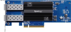 Synology E10G30-F2, Dual-Port 10GbE Adapter Card, Dual Port SFP, SR/LR Tranceivers Support and DAC Options