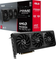 Asus PRIME-RX9070XT-O16G, AMD Radeon RX9070 XT OC Edition, 16GB GDDR6, Core Clock: 3030MHz, Cuda Core: 4096, 1xHDMI, 3XDP, PSU: 750W, PCIe5.0