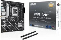Asus PRIME H810M-A WIFI-CSM, Micro ATX, Intel LGA 1851, 2xDDR5, 2xM.2, 4xSATA, 1xHDMI, 1xDP, 2xPCIe, GbE LAN, Wireless AX+Bluetooth, 2xUSB-A, 4xUSB2.0
