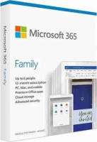 365 Family, Retail Pack,1 Year Subscription