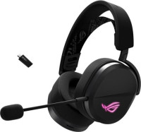 Asus ROG Pelta, Wireless Gaming Headset BT, ROG SpeedNova, 2.4GHz, USB-C, Lightweight 309g, 50mm ROG Titanium, Wideband Mic, 60HR Battery, For PC, Switch, PS5, Black