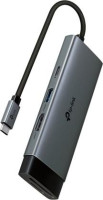 7 Port Hub, Single USB-C, HDMI 4K@60Hz,100W PD, SD/microSD