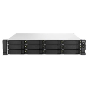 QNAP TS-H1277AXU-RP-R7-32G, 12 Bay NAS, 2U, AMD Ryzen 7 7000 series, Octa Core, 32GB UDIMM DDR5, 3.5" SATA (0/12), 2xM.2, 2×10GbE, 2×2.5GbE