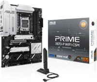 Asus PRIME X870-P-WIFI-CSM, ATX, AMD AM5, 4xDDR5, 4xM.2+2xSATA 6Gb/s, RAID, PCIe, 1xHDMI, GbE LAN, WiFi 7+Bluetooth, USB
