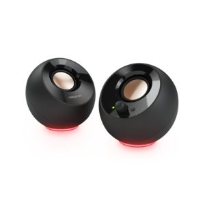 Creative 90064215, Pebble SE 2.0 Speaker, Aux-in, USB-C, Black