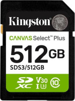 Canvas Select Plus, 512GB Class 10/UHS-I (U3) V10 SDXC, 150 MB/s Read