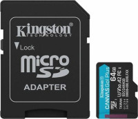 Canvas Go! Plus, 64GB Class 10/UHS-I (U3) V30 microSDXC, 200 MB/s Read Speed