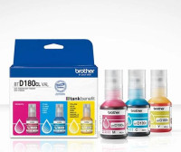 Brother BTD180CLVAL, BTD180 Colour Value Pack, 1XCyan, 1XMagenta, 1XYellow, Page Yiled: 5000 Pages
