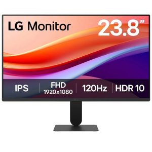 LG 24U411-B, 23.8" FHD IPS Monitor, 1920x1080, 16:9, 1ms, 120Hz, Adaptive Sync, 1xHDMI, 1xVGA, VESA, Tilt