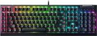 BlackWidow V4 X RGB Mechanical Gaming Keyboard, Razer Clicky Green Switch, 100% Full-size US Layout, Doubleshot ABS KeyCaps, Razer Chroma RGB, Razer Command Dial, Attached Braided Cable Connectivity