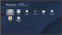 55" 4K UHD Commercial Digital Signage Display, 3840x2160, 16:9, 8ms, Processor: Quad-core ARM Cortex-A73, RAM: 4GB DDR4, Storage: 32GB, 3xHDMI, 1xUSB-C, LAN, Wi-Fi, Speakers, RS-232, USB, 24/7, Android 14, VESA