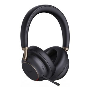 Yealink BH76-P-CH-UC-C/A, BH76 Plus with Charging Stand UC Black USB-C/A, Unified Communications Bluetooth Wireless Headset, Dual, USB-C/A, 5-Mic Beamforming Noise Cancellation