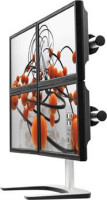 13VIS-FS-QUAD Visidec Freestanding Quad Monitor Stand, VESA 75x75 / 100x100, 10 Years