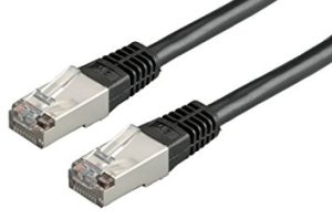 10m CAT5e RJ45 Ethernet Network LAN Cable Grounded Shielded FTP Outdoor Patch Cord 24AWG-Cu 2xRJ45 STP PLUG PE