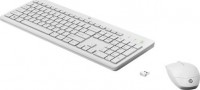 230 Wireless KeyBoard and Mouse Combo, USB, White,
