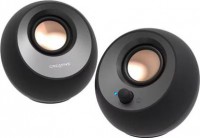 Labs Pebble V3 Minimalistic 2.0 Speaker, Bluetooth, USB-C, Black,