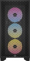 3000D RGB Airflow, Mid-Tower, Tempered Glass, 2x3.5"/2x2.5", Expansion Slot: 7, Pre-Installed Fan: 3x120mm, Black,