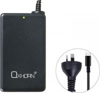 65W GaN Type C Charger, Cord Length: 1.5m, Black,