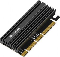Simplecom EC415B, NVMe M.2 SSD to PCIe Expansion Card, Aluminium Heat Sink, Black