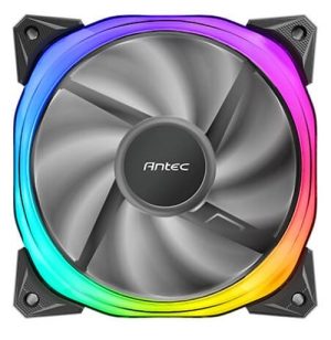 Antec Fusion 120mm ARGB, PWM HB Fan, Airflow 57.93 CFM, Air Pressure 2.11, Noise Level 31.21. Woven Cable, PMW Daisy Chain design, 3 Yrs Warranty