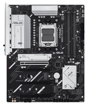 Asus PRIME B850-PLUS WIFI-CSM, ATX, AMD AM5, 4xDDR5, 3xM.2, 4xSATA 6Gb/s, SATA, 3xPCIe, 1xHDMI, 1xDP, Ethernet, Wireless AX+Bluetooth, 1xUSB-C, 7xUSBA