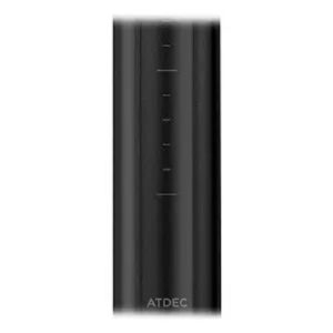 ATDEC 400MM POST BLACK COMPATIBLE WITH AMW- MODULAR MOUNTS 10YR WTY