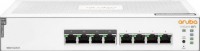 Aruba JL811A, Instant On 1830 Smart Managed POE Switch, 8x Gigabit RJ45 Ports (4x POE Ports), PoE Budget: 65W