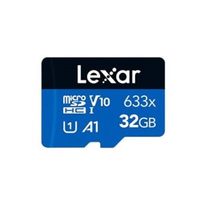 *Limits Apply, contact your AM* Lexar LMS0633032G-BNNNG, High-Performance 633X MicroSD, 32GB, UHS-I, Read Speed: Up to 100MB/s, 10 Year Warranty