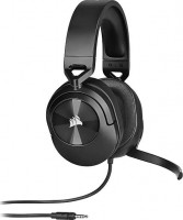 Corsair CA-9011260-AP, HS55 Carbon Gaming Headset, Stereo, Wired, Cable Length: 1.8m, Black