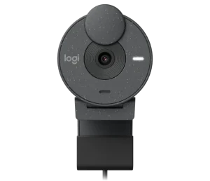 BRIO 300 Webcam, 2MP, Fixed Focus, Built-in-Mic, Noise Reducing, USB, Graphite