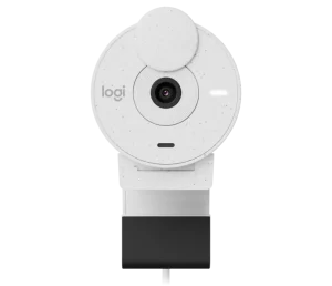 BRIO 300 Webcam, 2MP, Fixed Focus, Built-in-Mic, Noise Reducing, USB, Off White