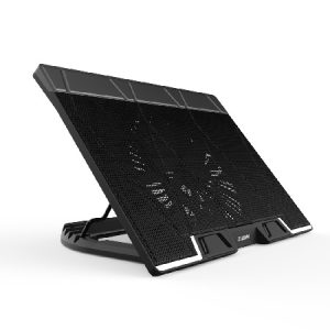 Zalman ZM-NS3000, 17" Laptop Cooling Stand, Fan Size: 200mm, Height Adjustable Upto 6-Level, Black,