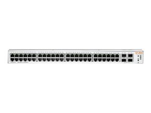 Aruba JL686B#ABG, Instant On 1930 Smart Managed PoE Switch, 48xGigabit RJ45 PoE Ports, 4xSFP+ Ports, PoE Budget: 370W,