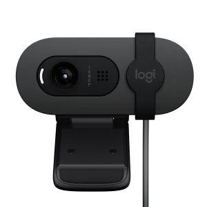 BRIO 100 FHD Webcam, 2MP, Fixed Focus, Built-in-Mic, USB, Graphite,
