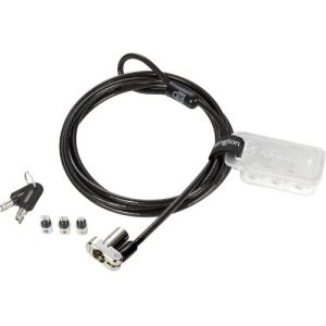 Kensington K62318WW, Universal 3-in-1 Keyed Notebook Lock, Cable Length: 1.83m,
